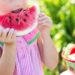 girl, eating, watermelon, eat, little girl, summer, food, child, kid, fresh, fresh fruit, nature, fresh watermelon, watermelon slice, fruit, healthy, tasty, organic, nutrition